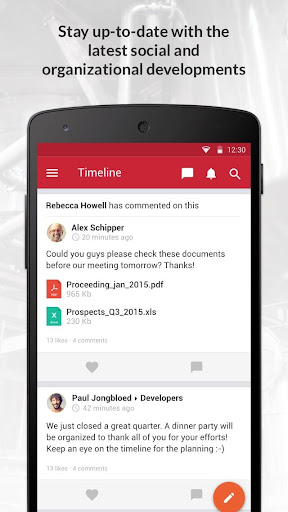 Android application WolfeApp screenshort