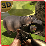 Angry Hippo Hunter Simulator icon