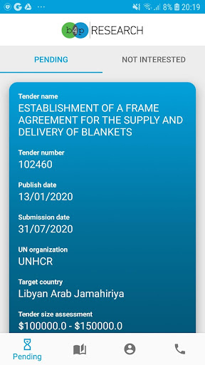 Android application B4P Research LTD screenshort