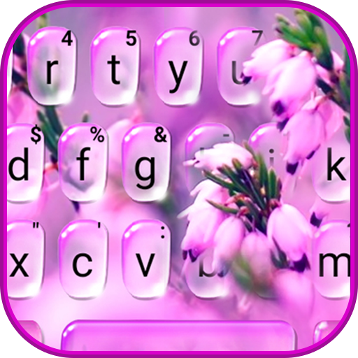 Lavender Drops Keyboard Theme logo
