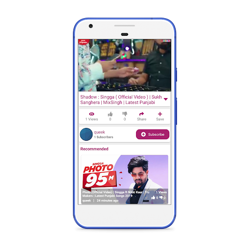 QueekPlay Screen 2