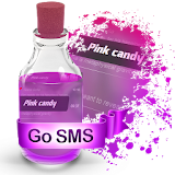 Pink candy S.M.S. Theme icon