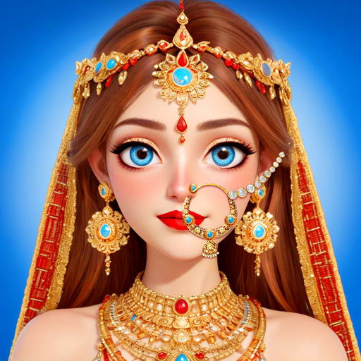 Indian Bridal Dress Up Game Laai af op Windows