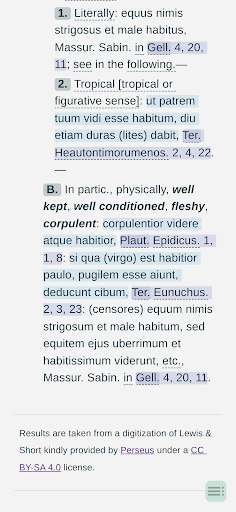 Morcus Latin Tools Screen 2