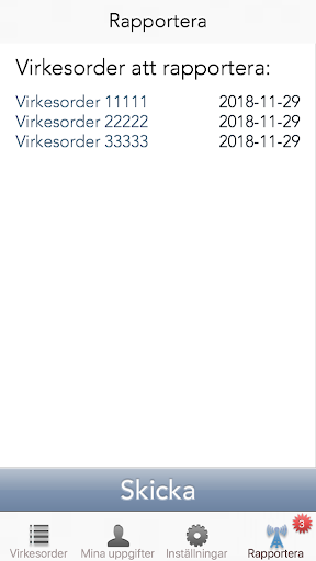 Väglager Screen 2