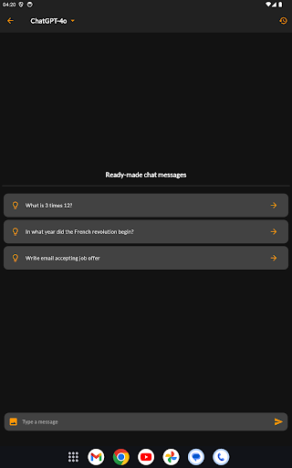 AI Chatbot & Assistant Screenshot
