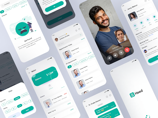 Android application Heed - Therapist screenshort