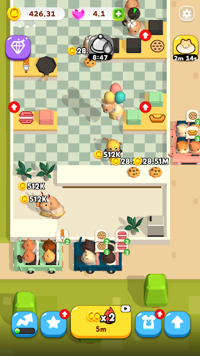 Chef Hámster: Chica Cocinando Captura de Pantalla del Juego Android 1
