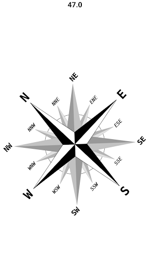 Android application Compass screenshort