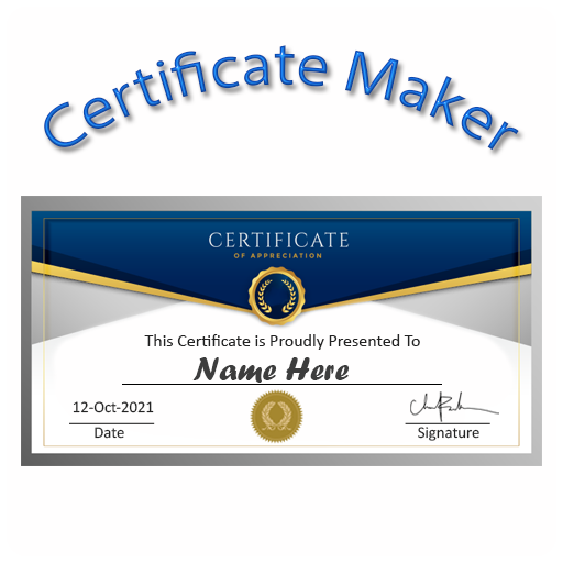 Certificate Maker and creator  Icon
