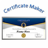 Certificate Maker and creator
