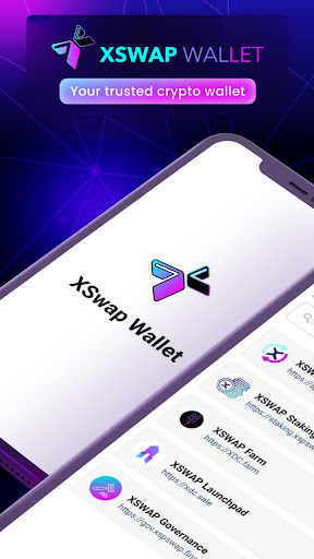 Android application XSwap Wallet screenshort