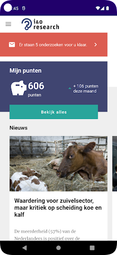 Android application I&O Panel screenshort