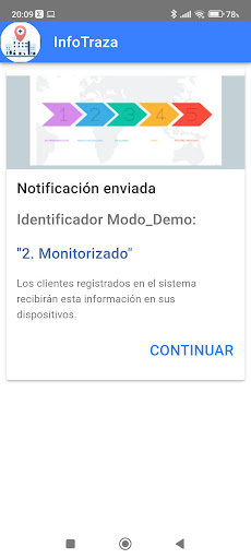 InfoTraza Screen 3