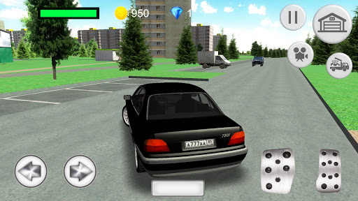 Android application Игра машины в городе screenshort