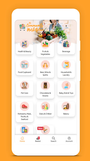 Android application The Community Marketplace screenshort