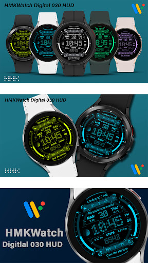 Android application HMKWatch Digital 030 HUD screenshort