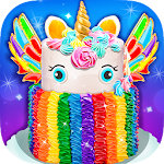 Cover Image of ดาวน์โหลด Rainbow Unicorn Cake 1.1.1 APK