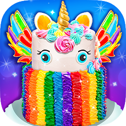 「Rainbow Unicorn Cake」圖示圖片
