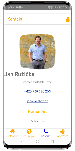 šéfbot.cz Screen 3