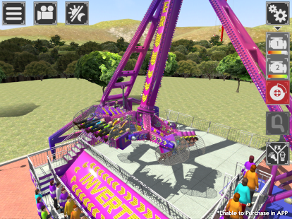 Snímek obrazovky simulátoru zábavního parku