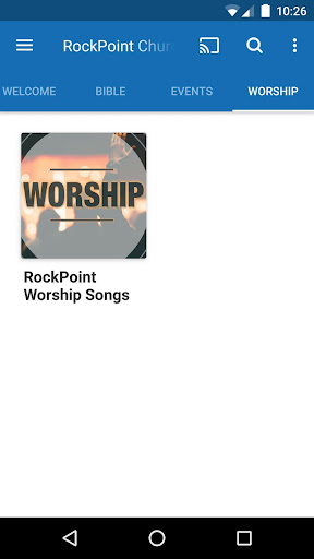 RockPoint Church Screen 3