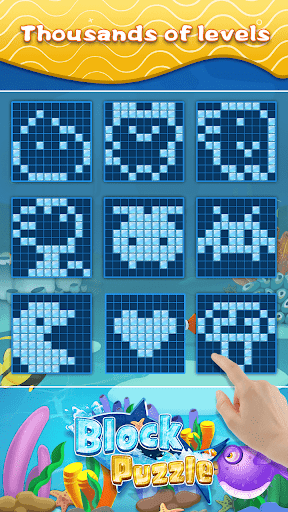 Block Puzzle & Fish - Free Block Puzzle Games screenshots 3