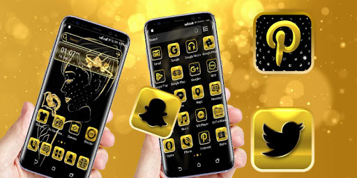 Golden Girl Launcher Theme Screen 2