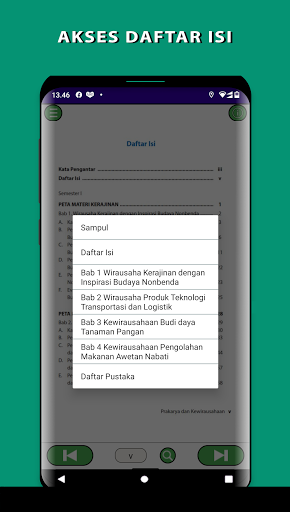 Android application Prakarya 10 Semester 1 K13 screenshort