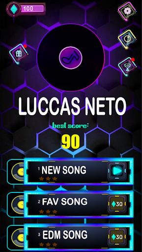 Android application Jogo Luccas Neto Tiles Hop screenshort