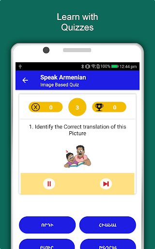 Screenshot of Learn Armenian Language App