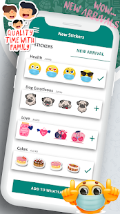 New Stickers & Emoji for Whatsapp: Love Stickers 1.4 APK screenshots 9