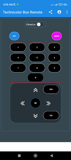 Android application Remote for Techni Color Box screenshort