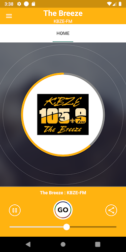 Android application KBZE 105.9FM screenshort