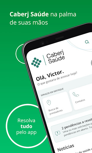Android application Caberj screenshort