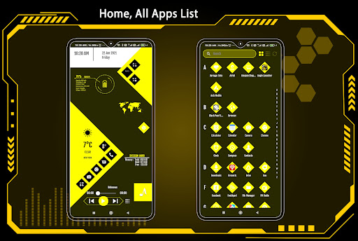 Angle Launcher - App lock Screen 3