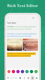 المفكرة، Note - Fast Note MOD APK (Premium مفتوح) 3