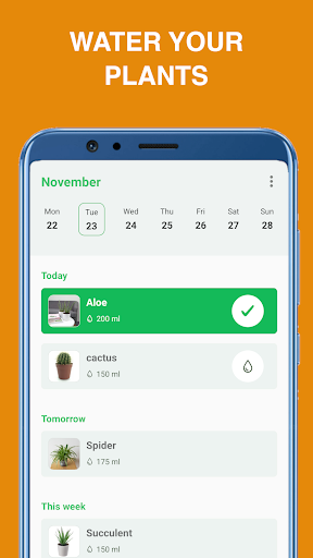 Planty: Plant Watering Screen 3