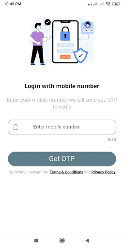 Android application AlertApp screenshort