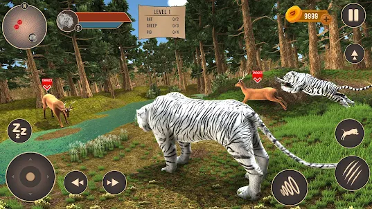動物狩猟ゲーム 3D ライオン ゲーム