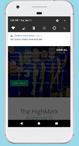 HighMark Charter School Push N Screen 2