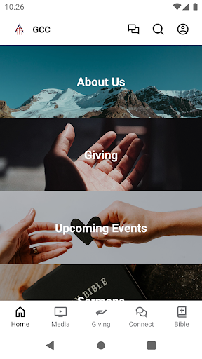 Android application Grace Community Church Falcon screenshort