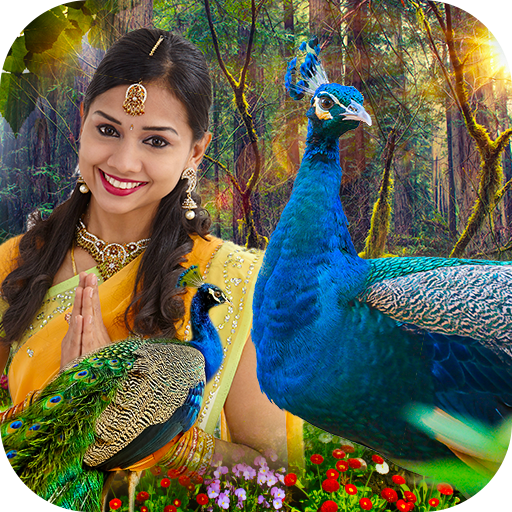 Peacock Photo Frames Garnish logo