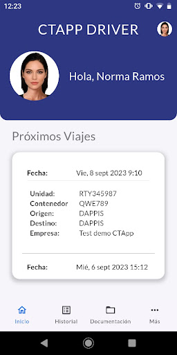 CTAPP DRIVER Screen 3