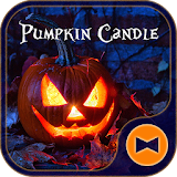 Halloween Wallpaper Pumpkin Candle Theme icon