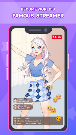 Game screenshot Idle Streaming Simulator Life mod apk