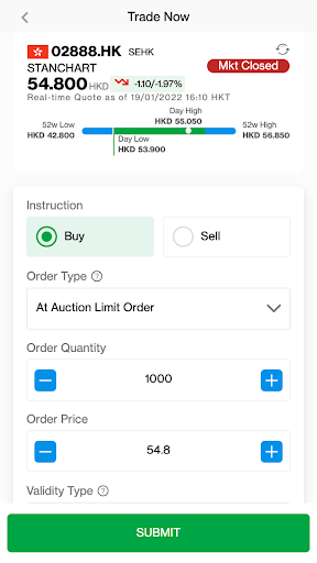 Screenshot of SC Equities Hong Kong