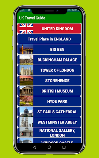 UK Travel Guide Screen 2