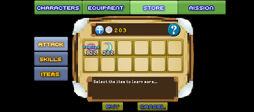 Android application Adventure Warriors screenshort