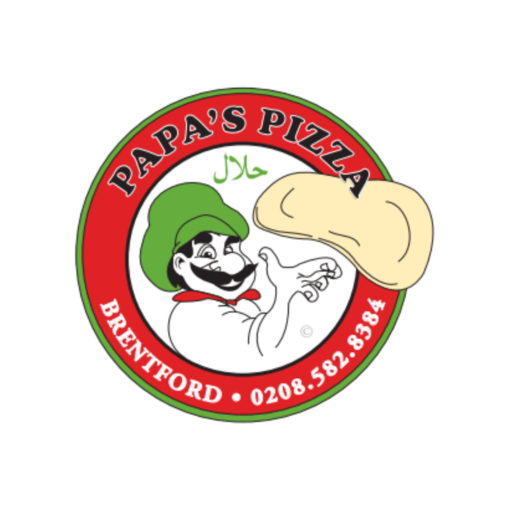 Papas Pizza Brentford logo